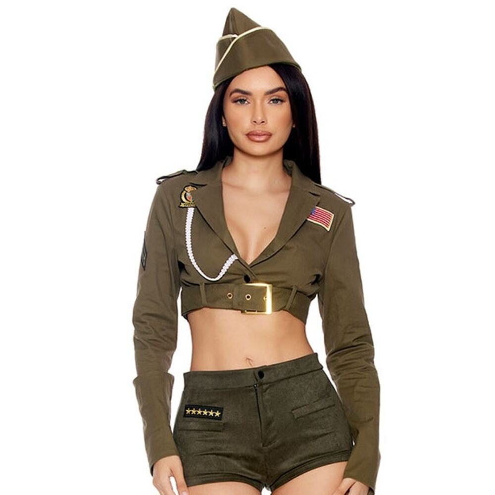 NEW Forplay Command Attention Military Sexy Costume Size Large XL